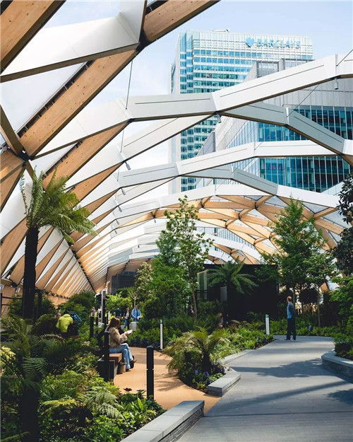 【世界園林】大倫敦屋頂花園Crossrail Place Roof Garden