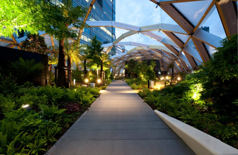 【世界園林】大倫敦屋頂花園Crossrail Place Roof Garden